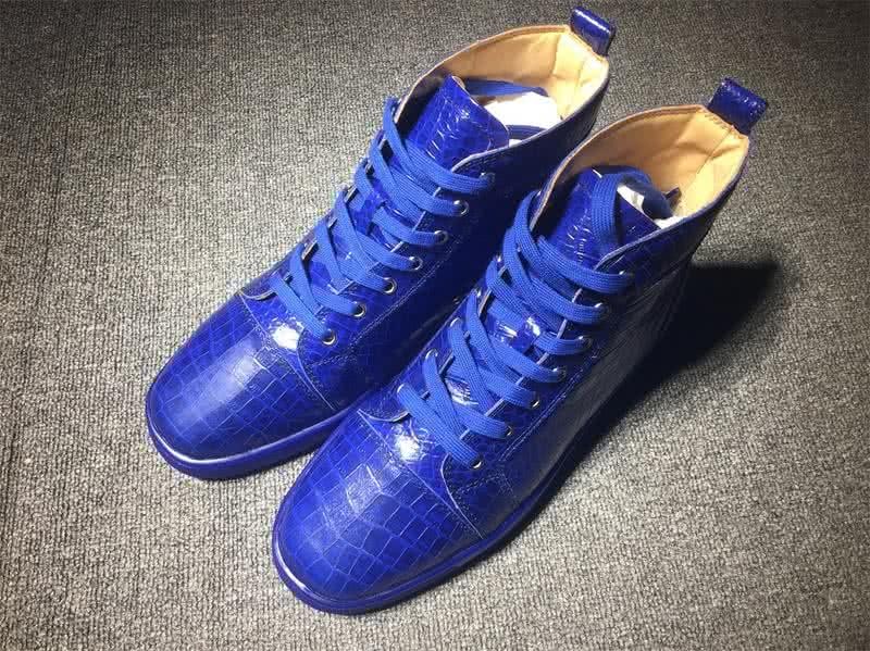 Christian Louboutin Python Sneaker Men/Women Blue 1