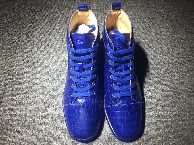 Christian Louboutin Python Sneaker Men/Women Blue 2