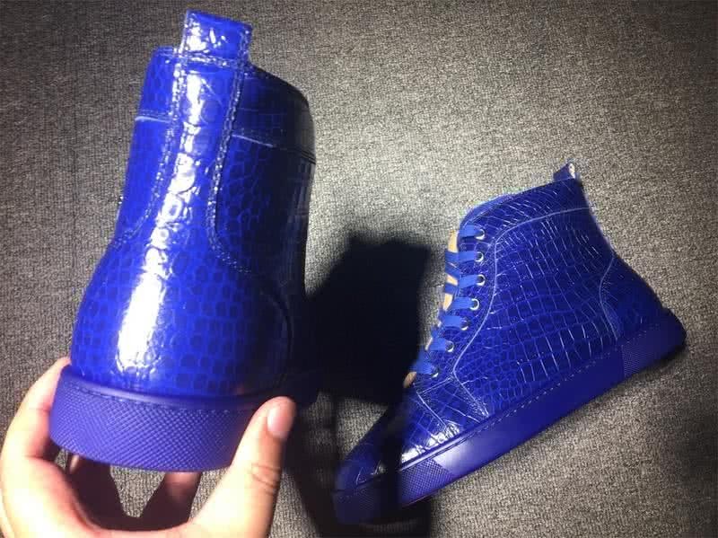 Christian Louboutin Python Sneaker Men/Women Blue 8