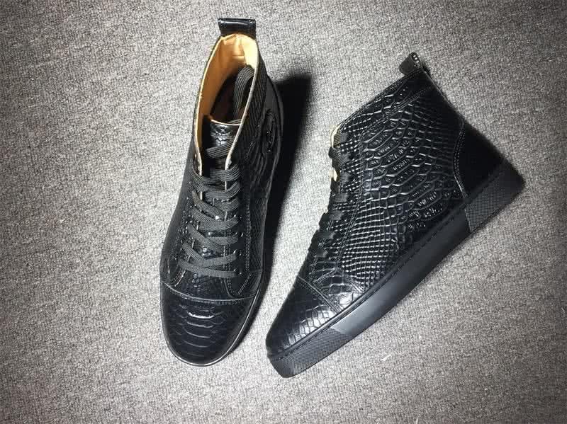 Christian Louboutin Python Sneaker Men/Women Black 3