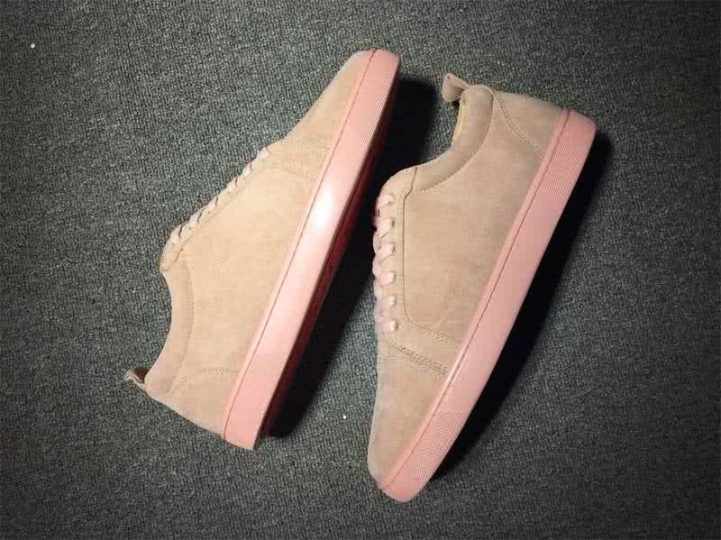 Christian Louboutin Low Top Lace-up Pink Suede 5