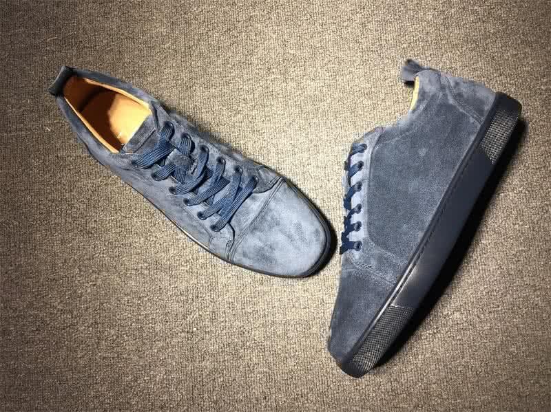 Christian Louboutin Low Top Lace-up Grey Suede 4