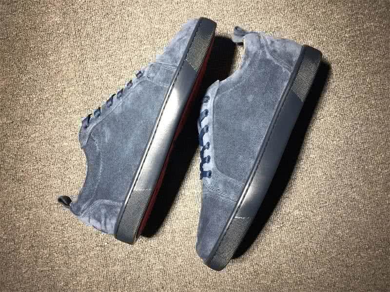 Christian Louboutin Low Top Lace-up Grey Suede 5