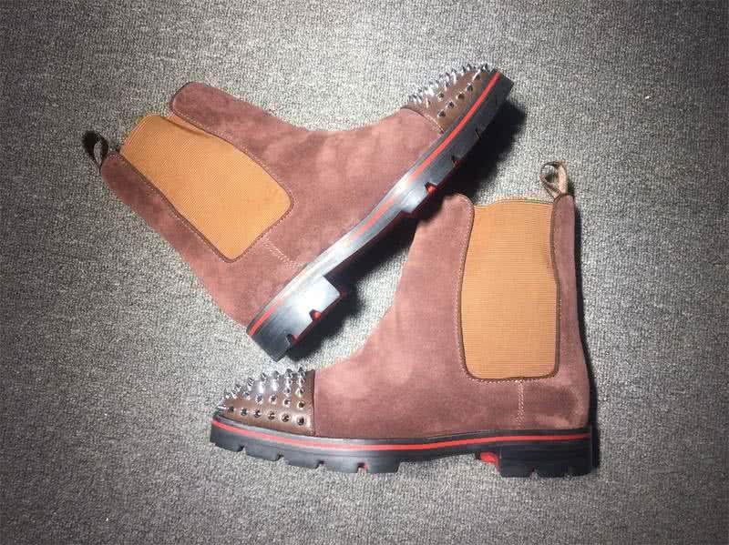 Christian Louboutin Men's Boots Pink And Rivet 9