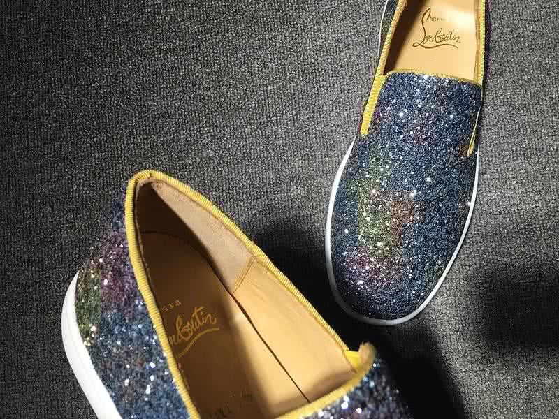Christian Louboutin Low Top Blue Sequin 6