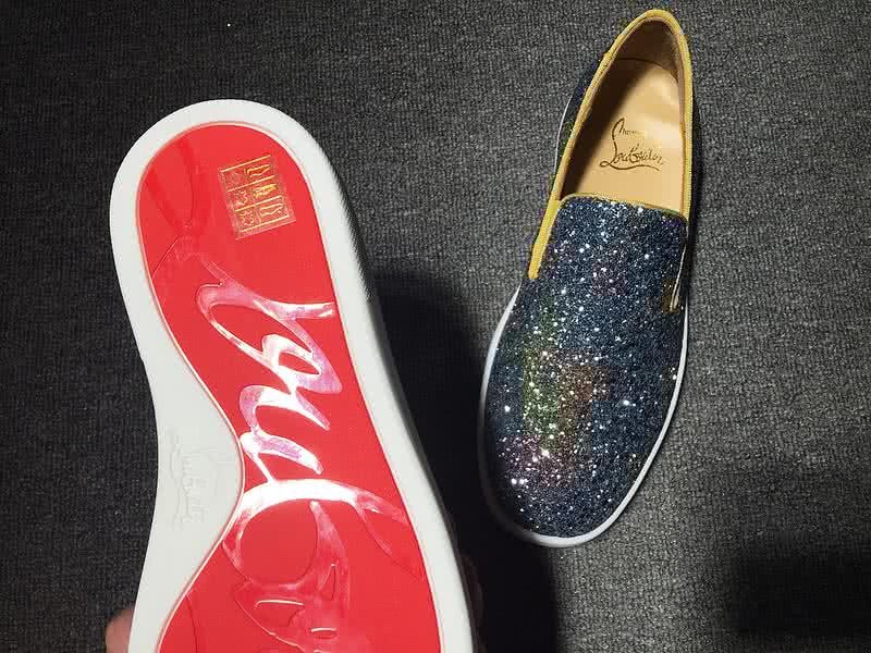 Christian Louboutin Low Top Blue Sequin 7