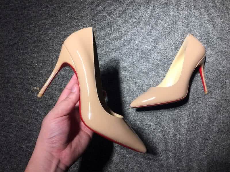 Christian Louboutin High Heels Nude Patent Leather 6