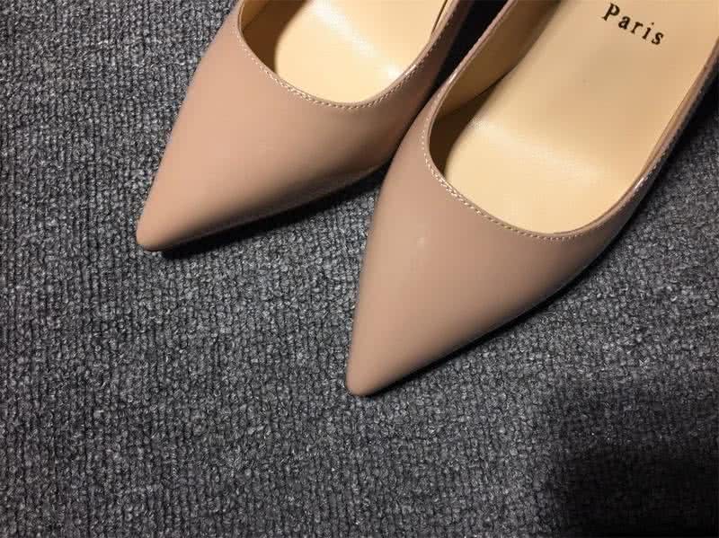 Christian Louboutin High Heels Nude Patent Leather 8