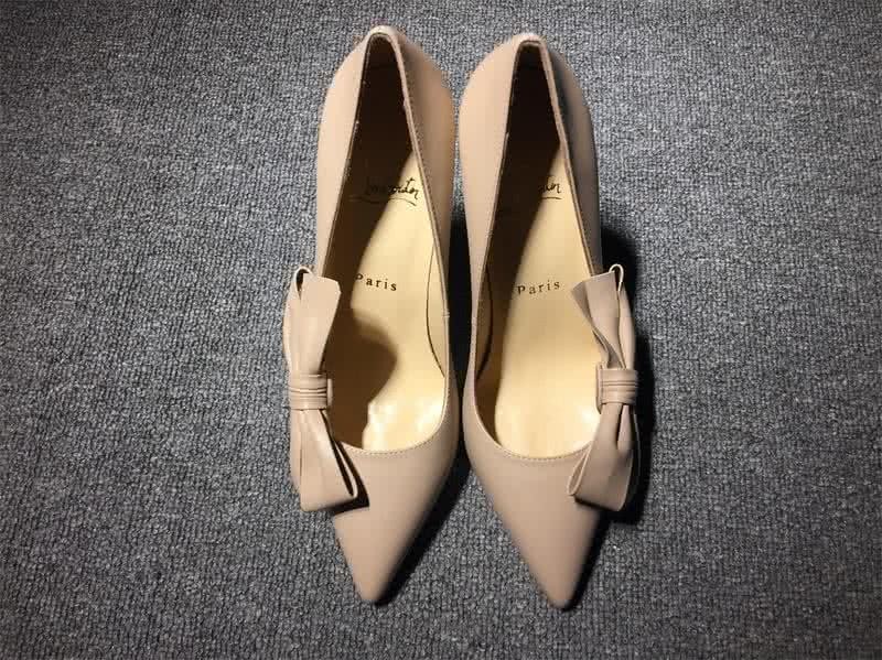 Christian Louboutin High Heels Nude And Bowknot 3