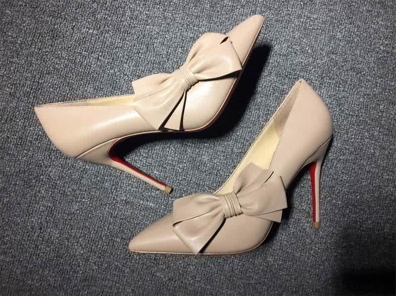 Christian Louboutin High Heels Nude And Bowknot 4
