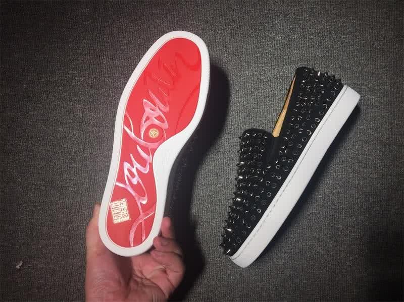 Christian Louboutin Low Top Full Rivets And Black Leather 8