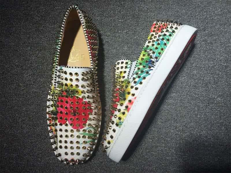 Christian Louboutin Low Top Full Rivets Painting Upper 3