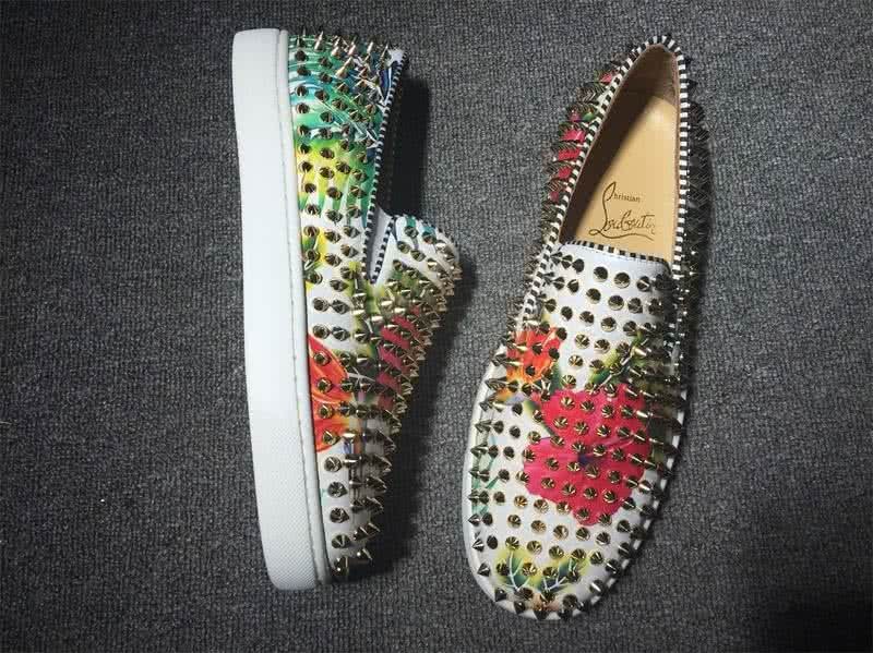 Christian Louboutin Low Top Full Rivets Painting Upper 6