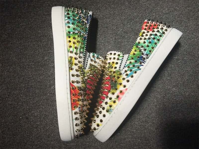 Christian Louboutin Low Top Full Rivets Painting Upper 5