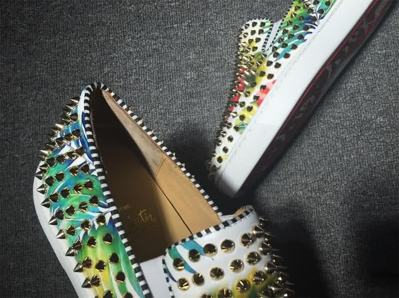 Christian Louboutin Low Top Full Rivets Painting Upper 7