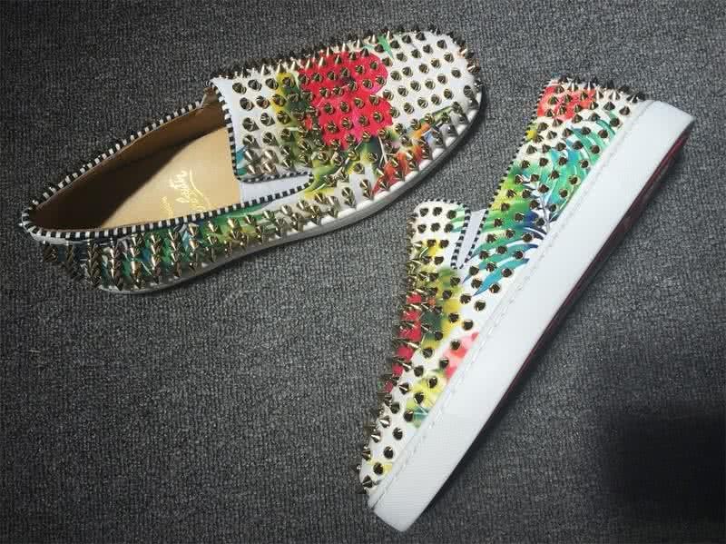 Christian Louboutin Low Top Full Rivets Painting Upper 9