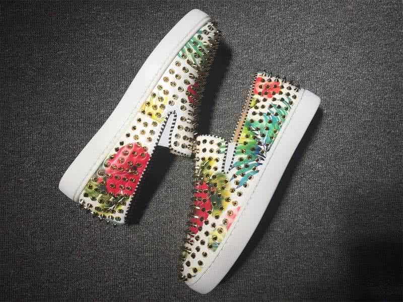 Christian Louboutin Low Top Full Rivets Painting Upper 8