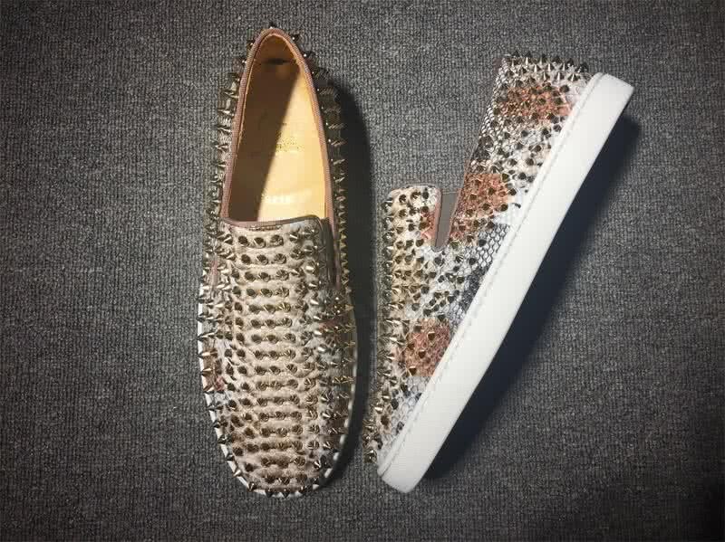 Christian Louboutin Low Top All Golden Rivets 3