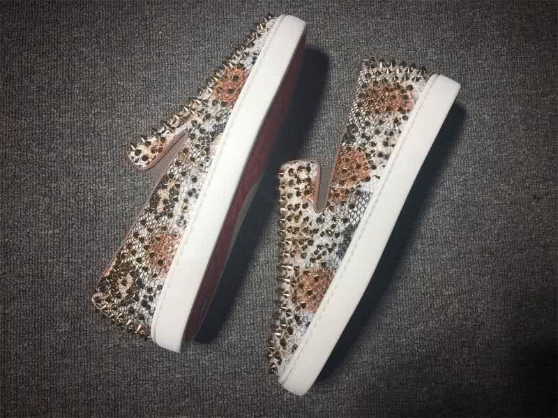 Christian Louboutin Low Top All Golden Rivets 5