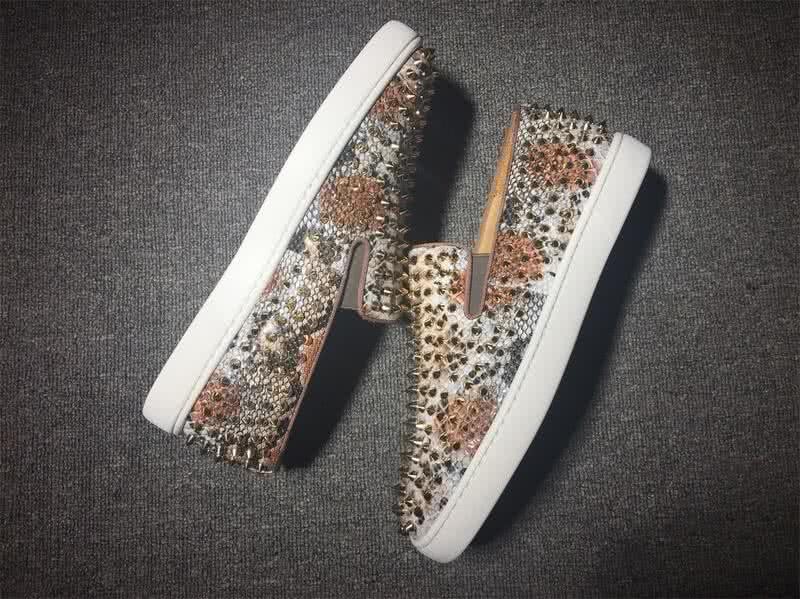 Christian Louboutin Low Top All Golden Rivets 6