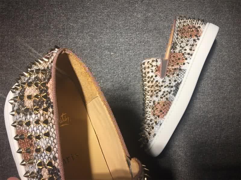 Christian Louboutin Low Top All Golden Rivets 7