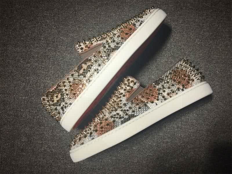 Christian Louboutin Low Top All Golden Rivets 8