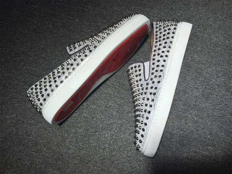 Christian Louboutin Low Top All Rivets And White Upper 6