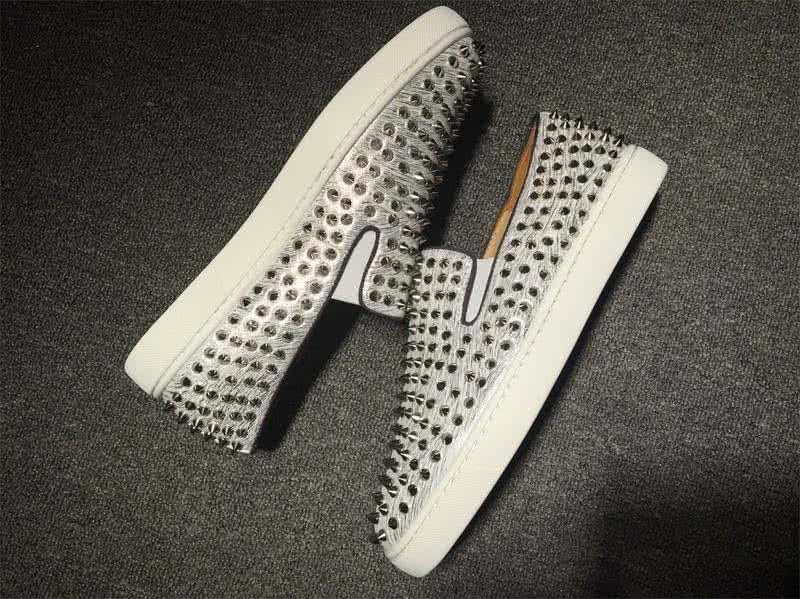 Christian Louboutin Low Top All Rivets And White Upper 7
