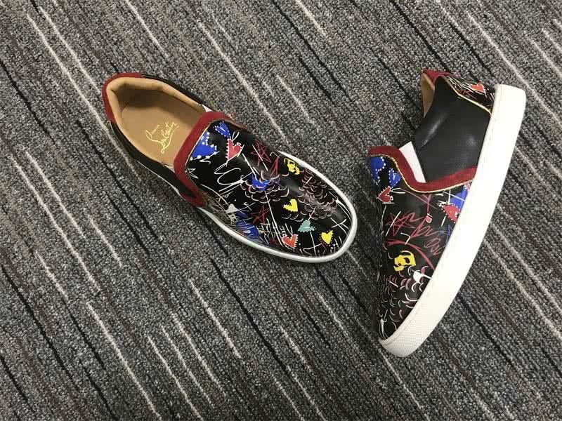 Christian Louboutin Low Top Black And Painting 4