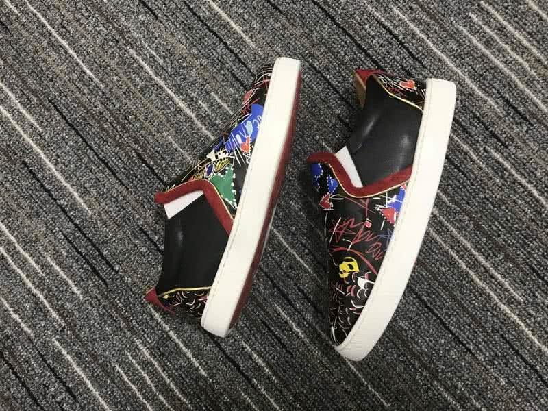 Christian Louboutin Low Top Black And Painting 5