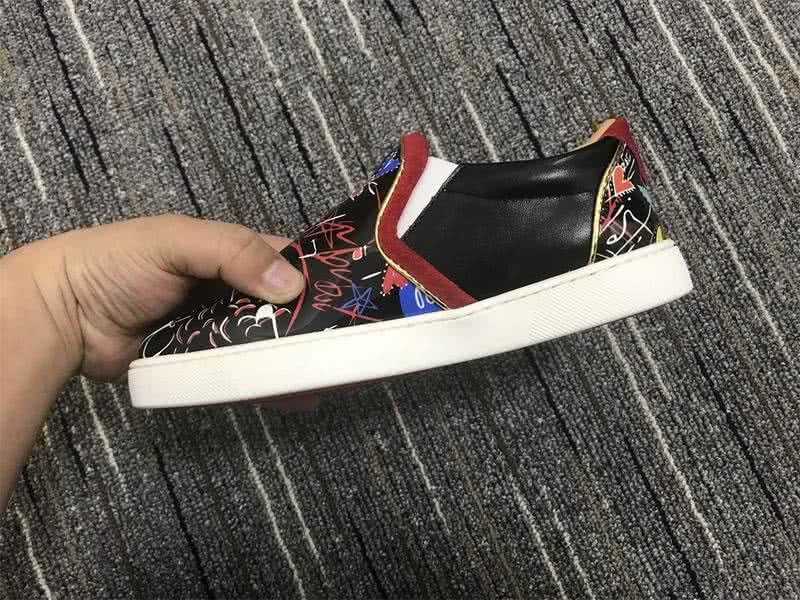 Christian Louboutin Low Top Black And Painting 10