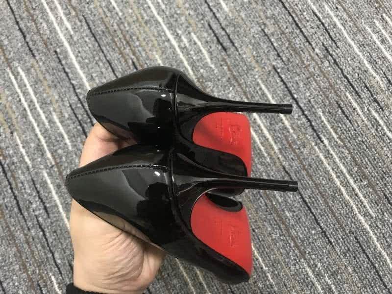 Christian Louboutin High Heels Black Patent Leather 9