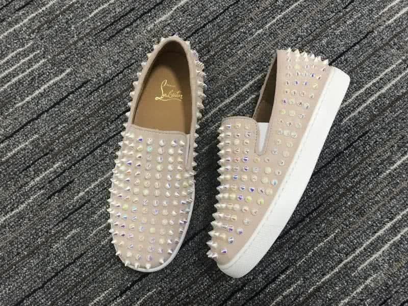 Christian Louboutin Low Top All Rivets Nude Upper 3