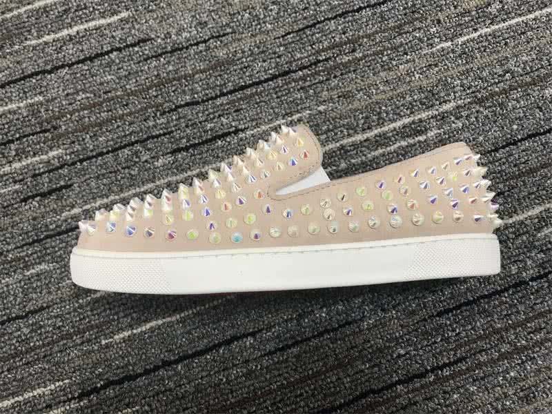 Christian Louboutin Low Top All Rivets Nude Upper 9