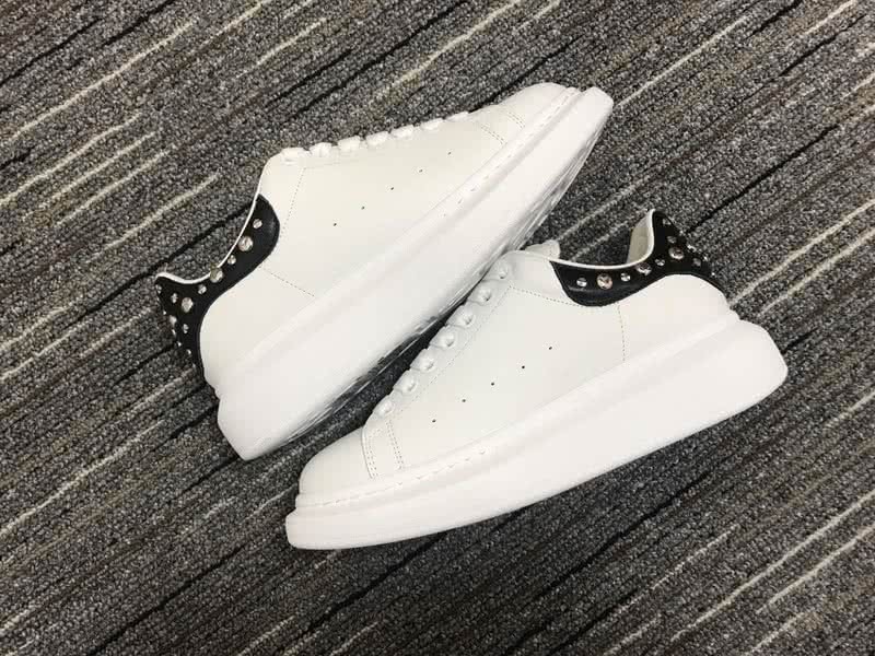Alexander McQueen White and White shoelace Men And Women 5