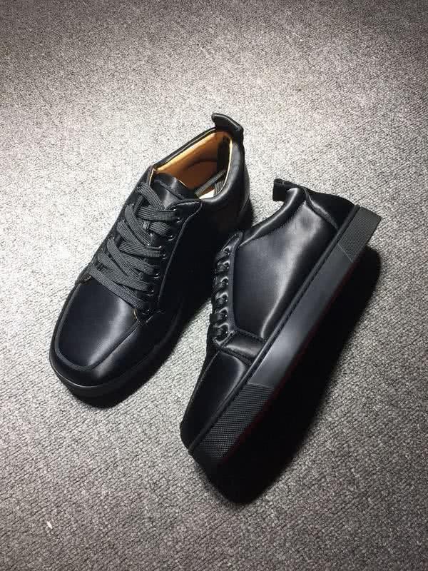 Christian Louboutin Low Top Lace-up All Black 2