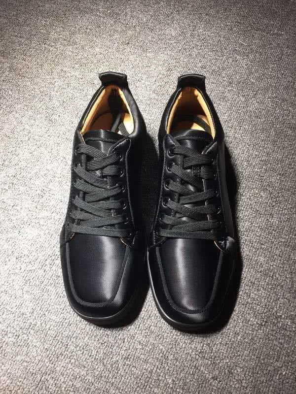Christian Louboutin Low Top Lace-up All Black 3
