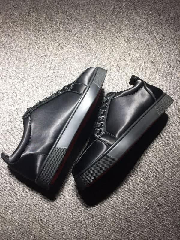 Christian Louboutin Low Top Lace-up All Black 9