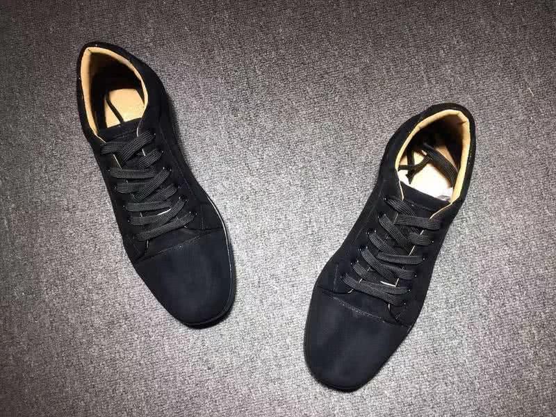 Christian Louboutin Low Top Lace-up All Black 3