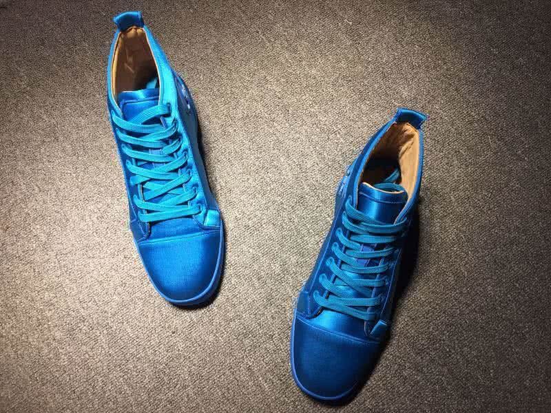 Christian Louboutin Cloth Sneaker Men/Women Blue 2