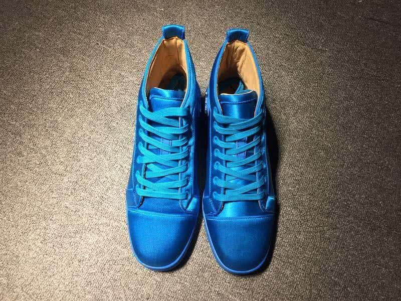 Christian Louboutin Cloth Sneaker Men/Women Blue 3