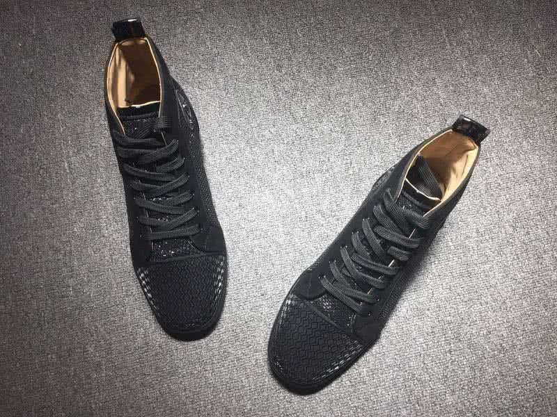Christian Louboutin Cloth Sneaker Men/Women Black 3