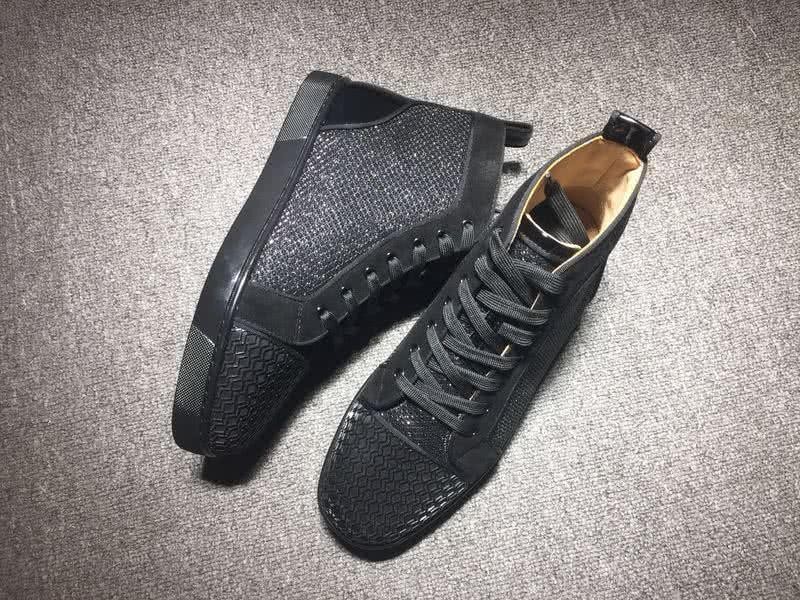 Christian Louboutin Cloth Sneaker Men/Women Black 4