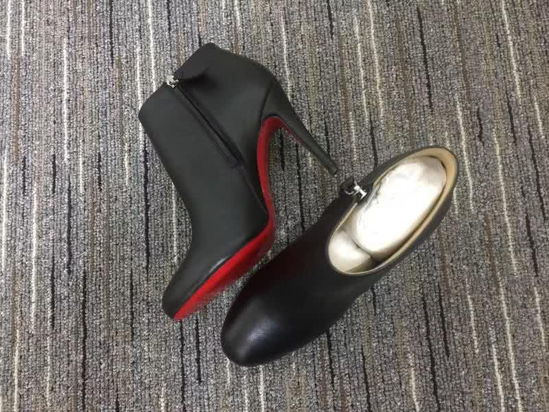 Christian Louboutin Women's Boots Black High Heels 5