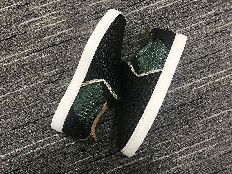 Christian Louboutin Low Top Black And Green 6