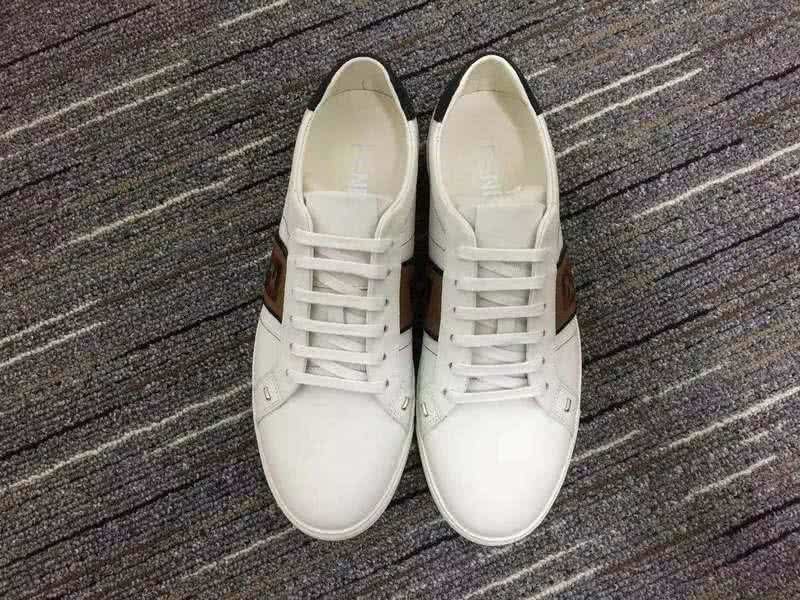 Fendi Men's White Leisure Shoes 2