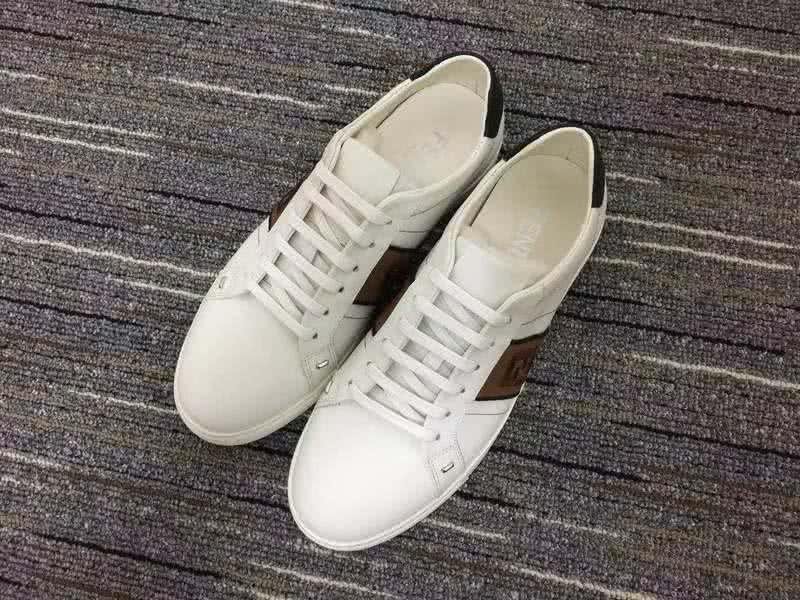 Fendi Men's White Leisure Shoes 1