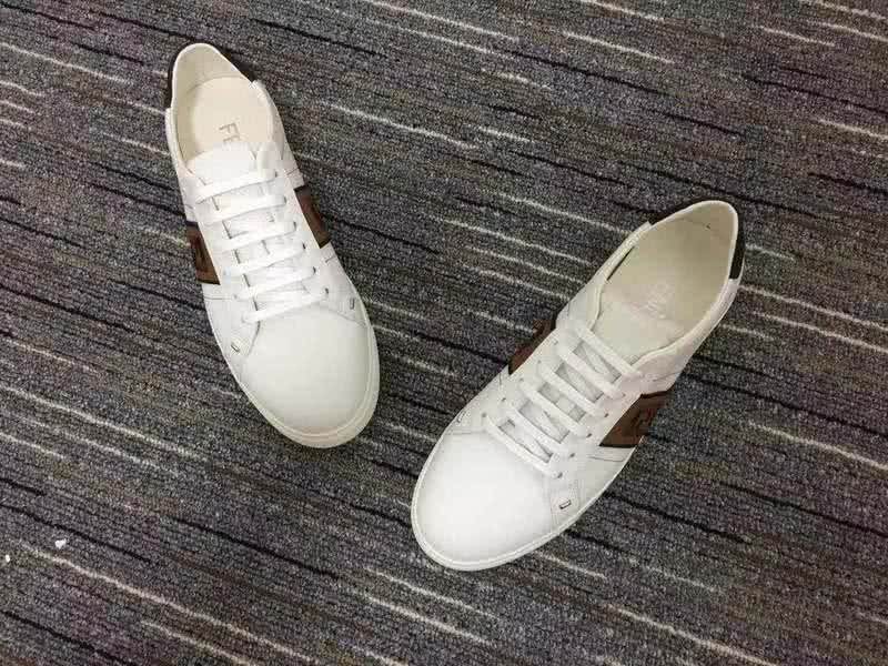 Fendi Men's White Leisure Shoes 7