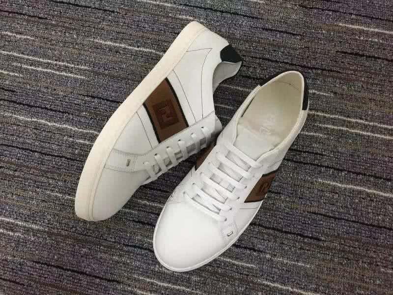 Fendi Men's White Leisure Shoes 4