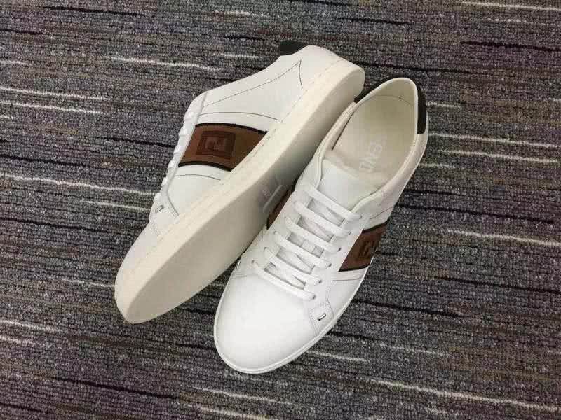 Fendi Men's White Leisure Shoes 5